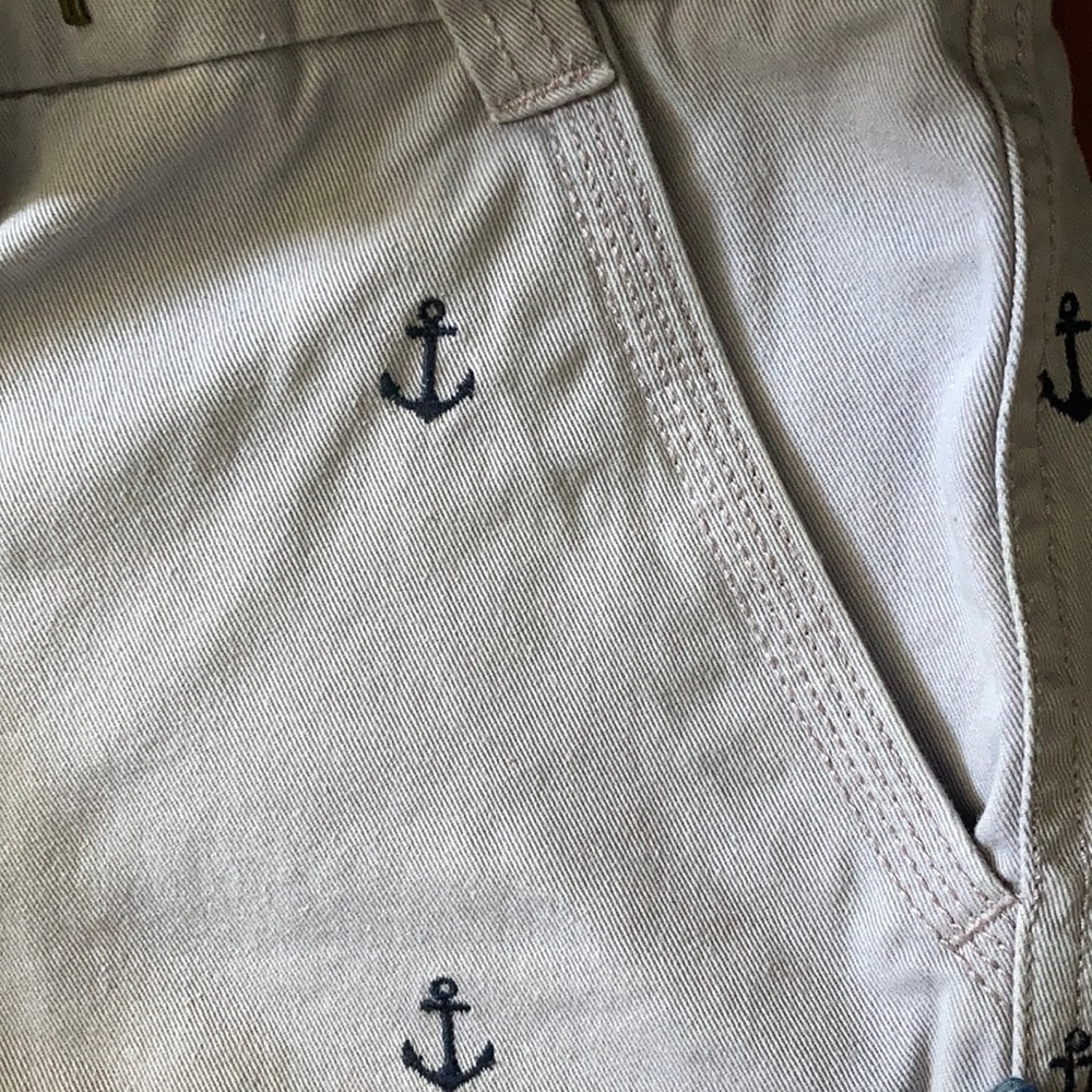 Jcrew lavender and navy anchor patterned shorts - Picture 4 of 4